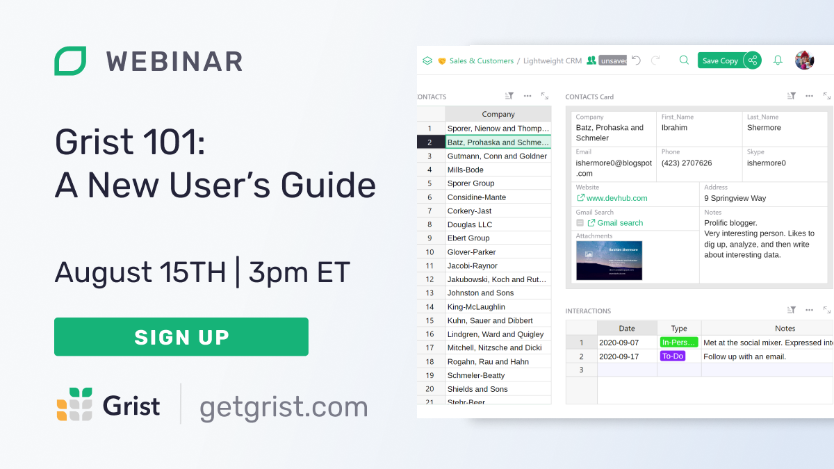 Grist 101 webinar