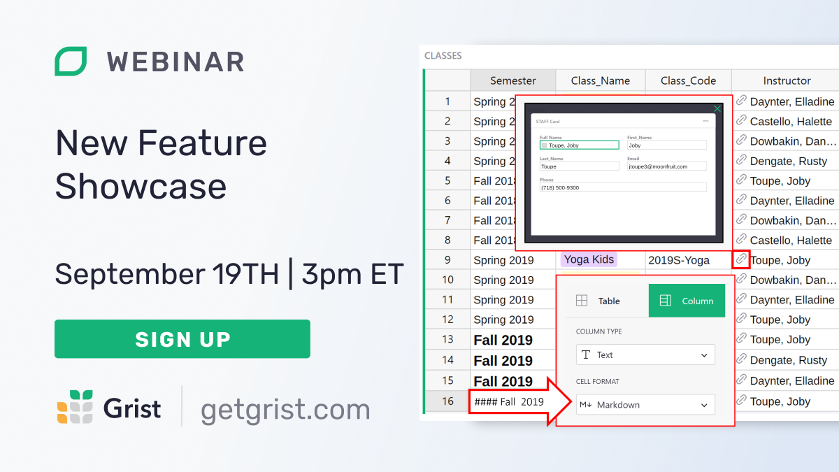 New feature webinar